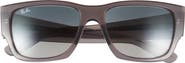 Ray-Ban Carlos 56mm Polarized Rectangular Sunglasses
