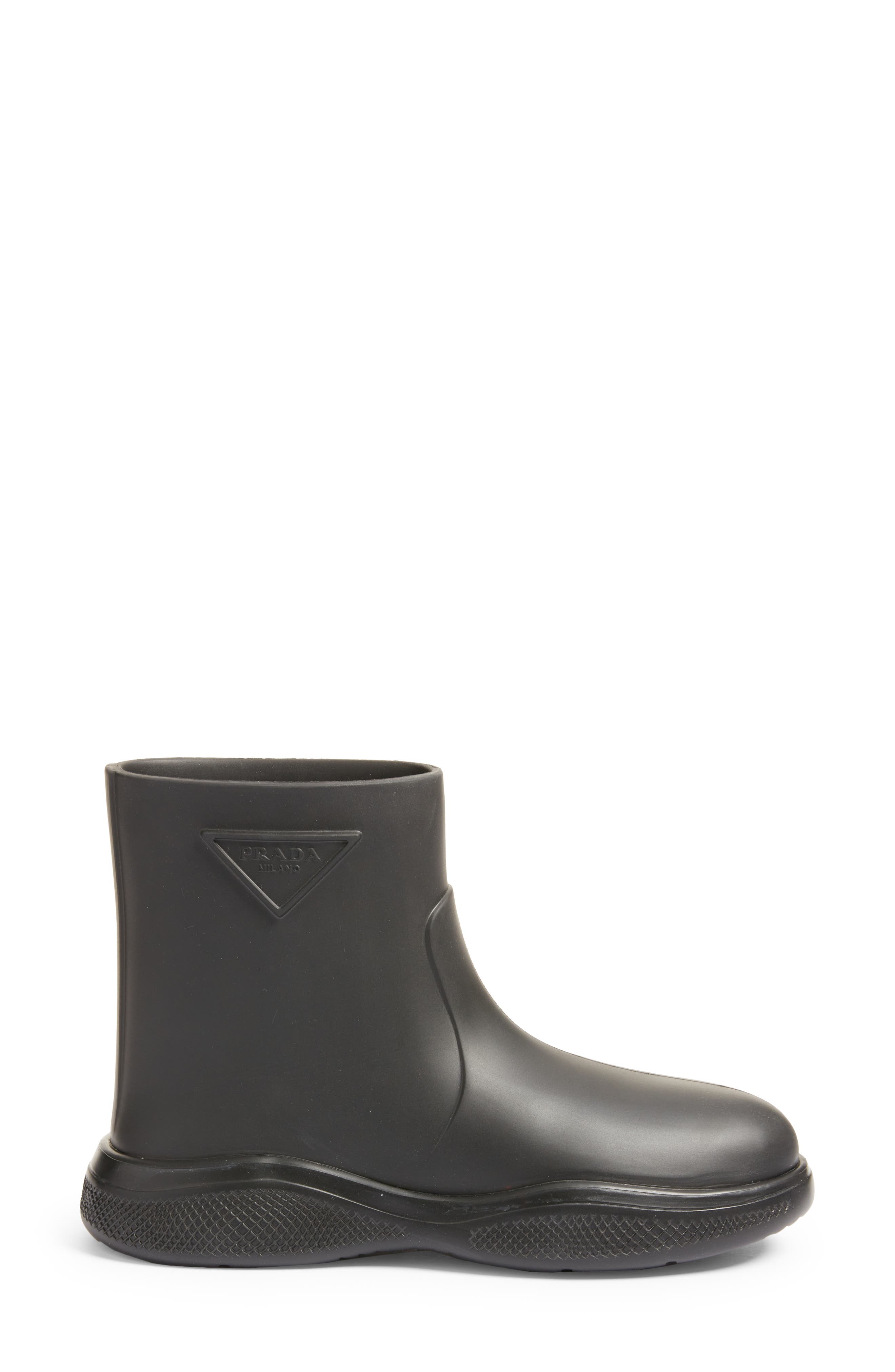 Prada Soft Rain Boot, Alternate, color, 