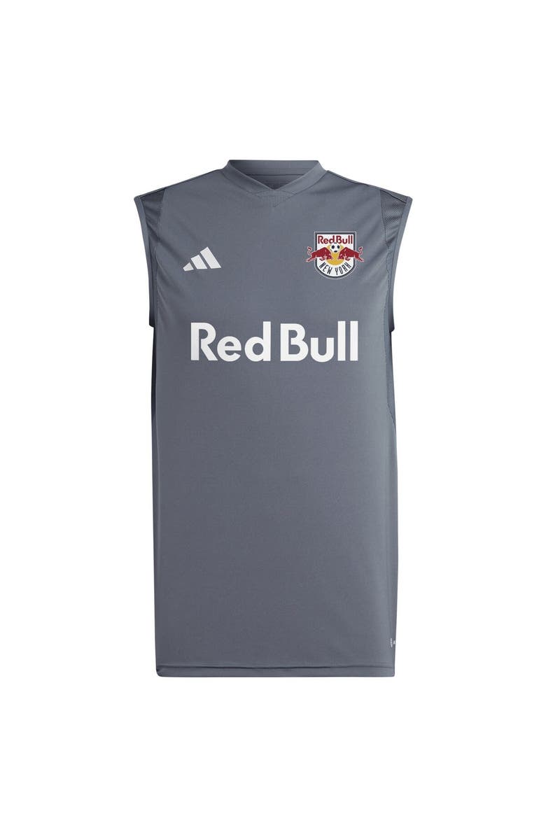 adidas Men's adidas Gray New York Red Bulls 2024 Sleeveless Training Jersey, Alternate, color, 