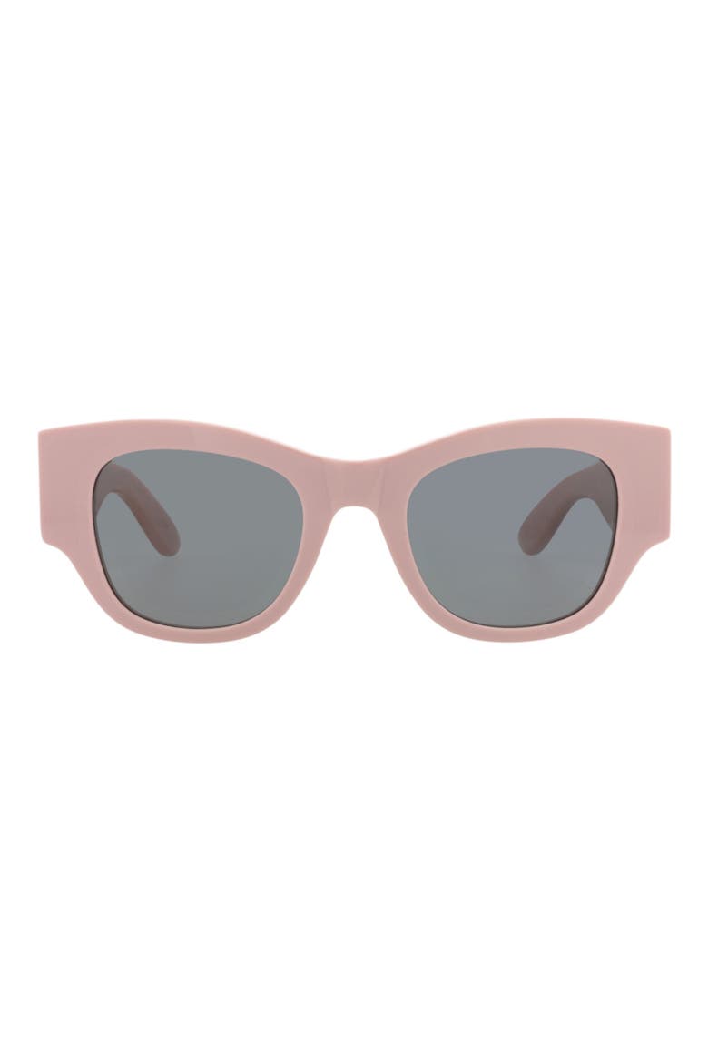50mm Gradient Square Sunglasses, Main, color, PINK PINK GREY