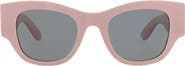 McQueen 50mm Gradient Square Sunglasses
