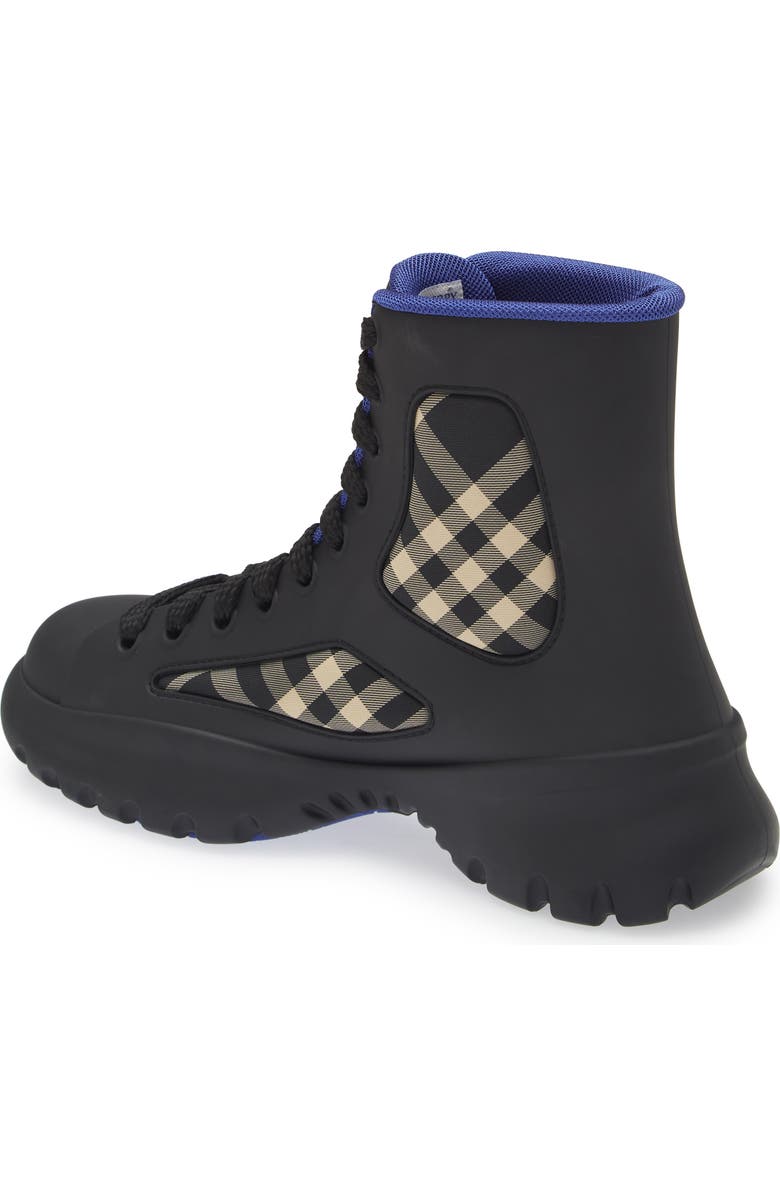 Burberry Boulder Check Boot, Alternate, color, Black Ip Check