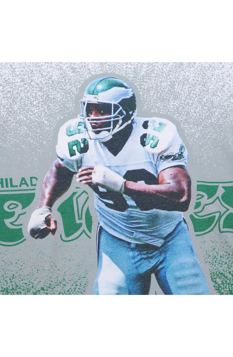 Mitchell & Ness Men's Mitchell & Ness Reggie White Gray Philadelphia Eagles Burst Retired Player T-Shirt, Alternate, color, Gray