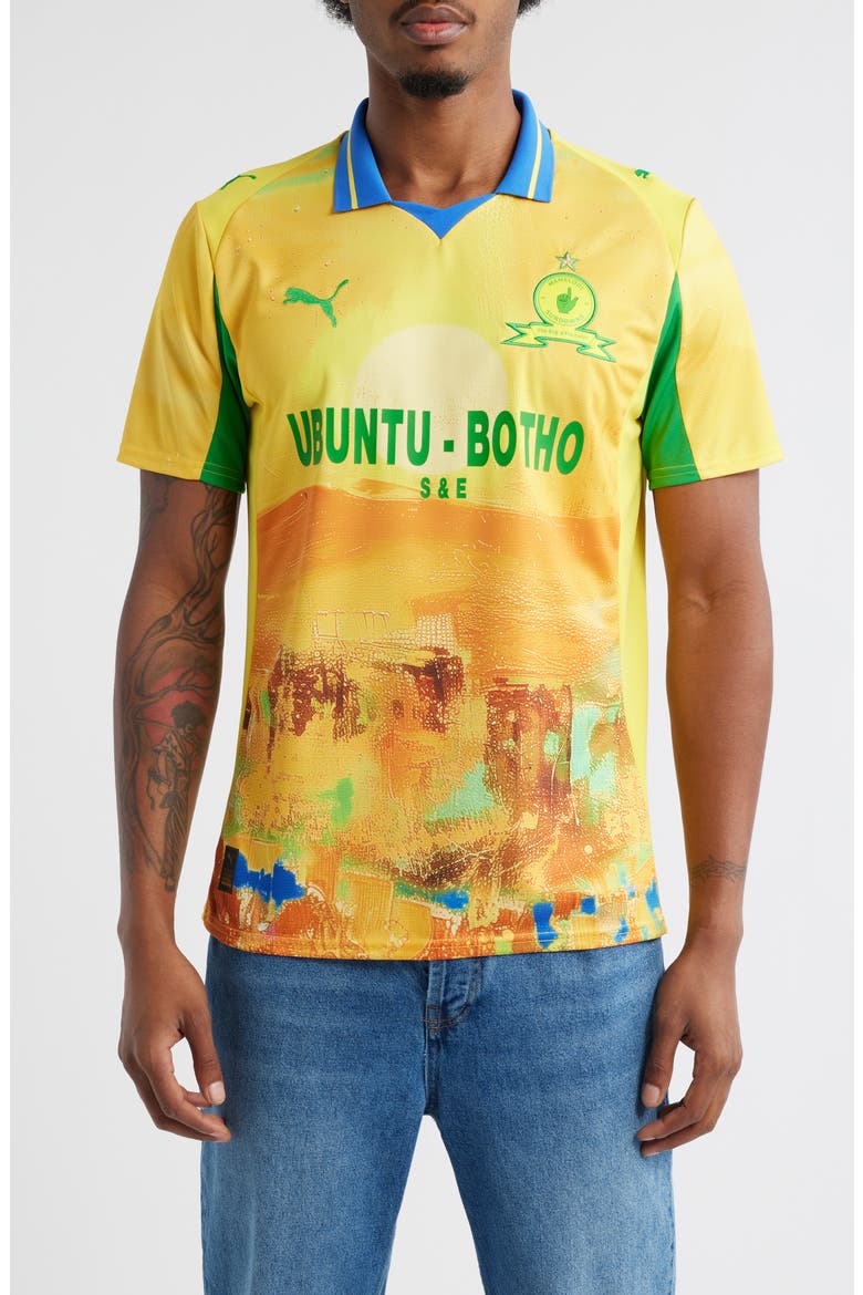 x KidSuper MSFC Replica Jersey, Main, color, YELLOW-FAST GREEN