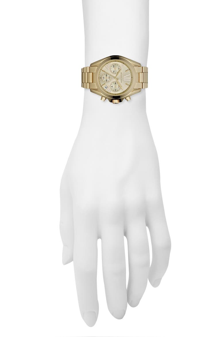 'Bradshaw - Mini' Chronograph Bracelet Watch, 36mm, Alternate, color, GOLD