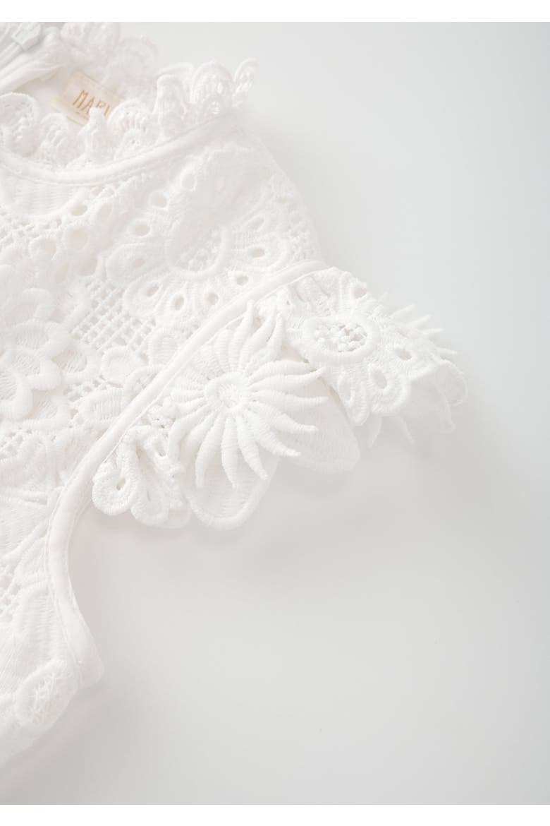 Lucinda Embroidered Mini Dress, Alternate, color, Ivory