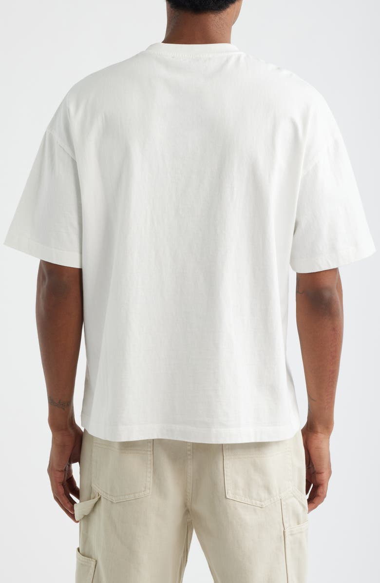 CRIMINAL DAMAGE Worldwide Radio Graphic T-Shirt, Alternate, color, Off White