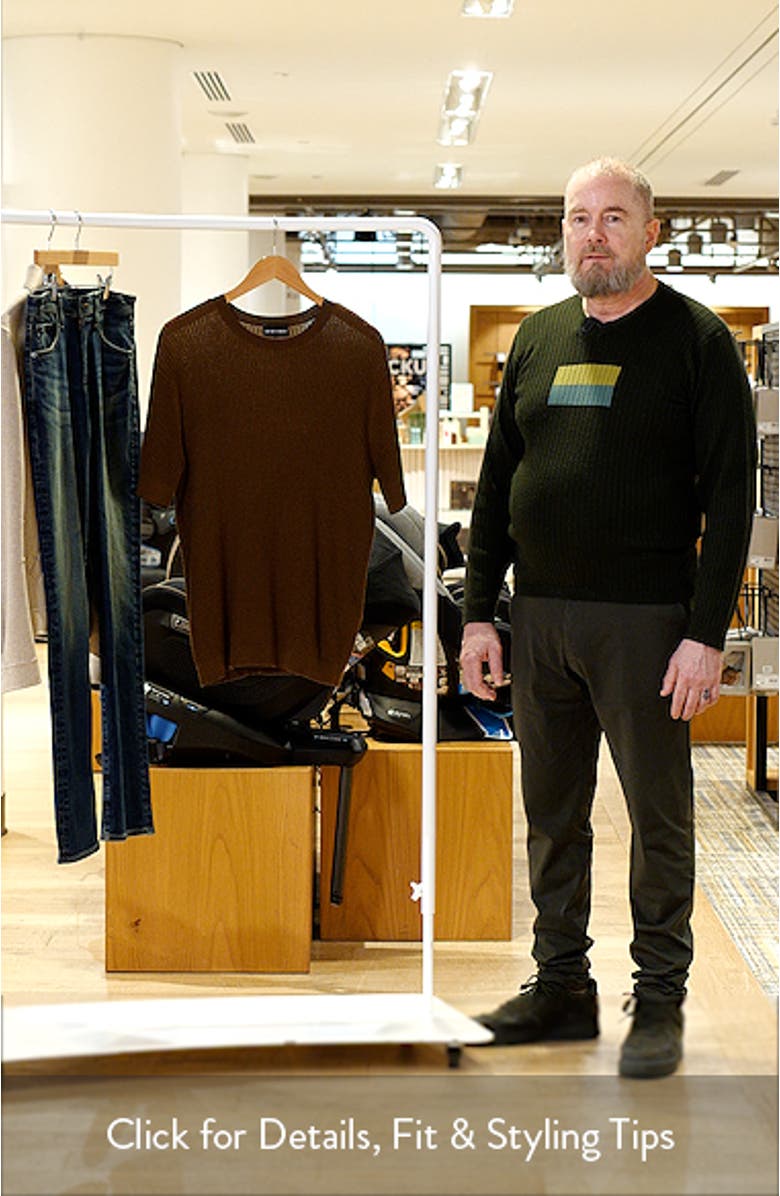 Chain Link Short Sleeve Sweater, sales video thumbnail