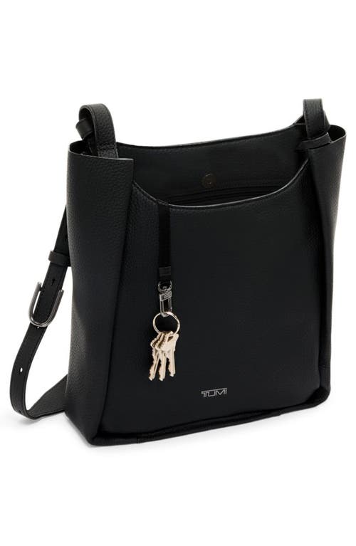 Tumi Francis Leather Crossbody Bag In Black