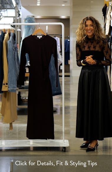 Reiss Sloane Long Sleeve Wool Body-Con Dress | Nordstromrack