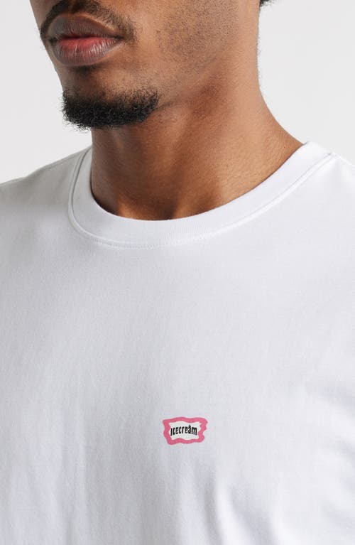 Icecream Fruits Of Labor Graphic T-shirt In White