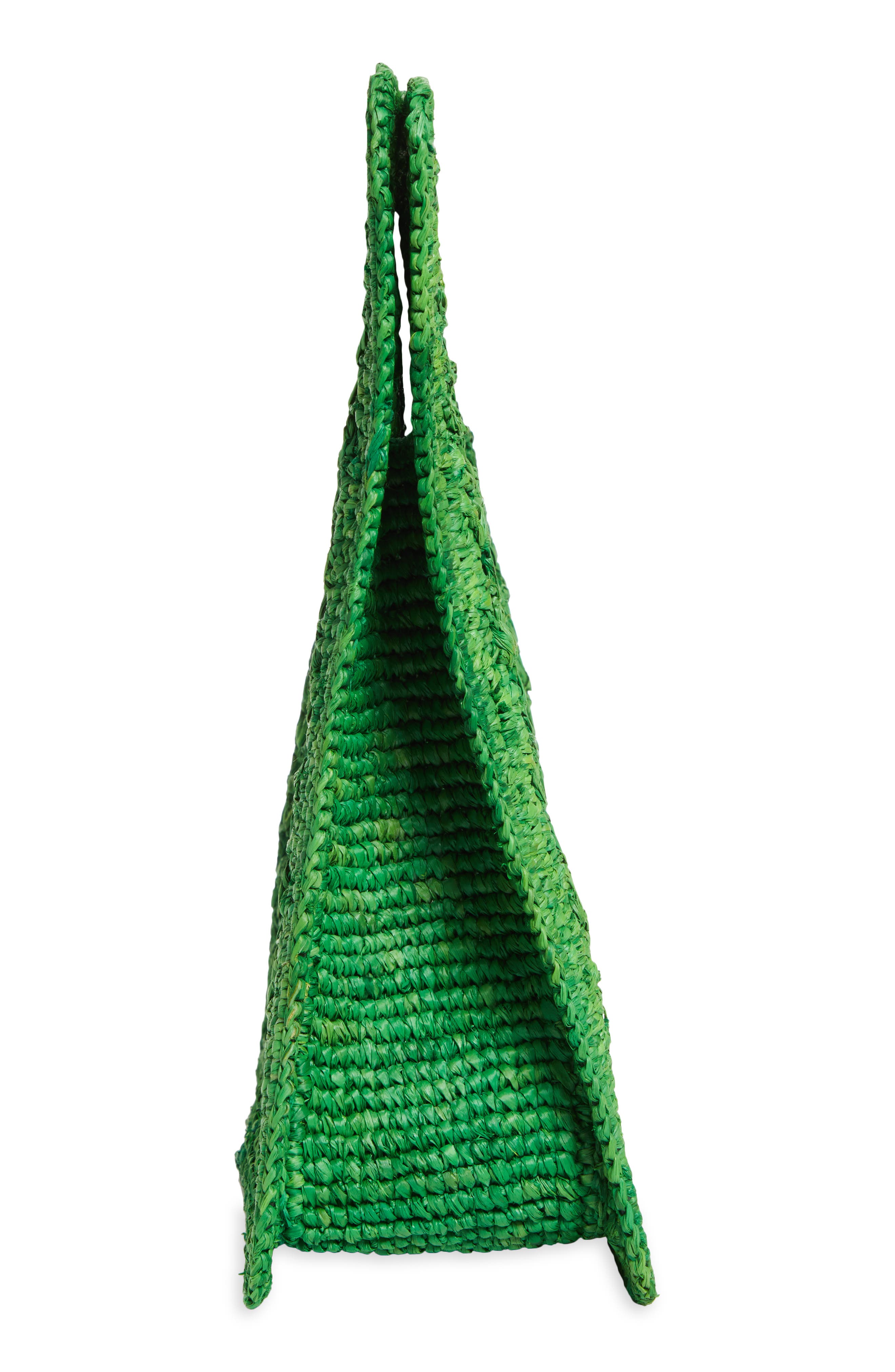 Jacquemus Le Spiaggia Square Bag, Alternate, color, Green 550