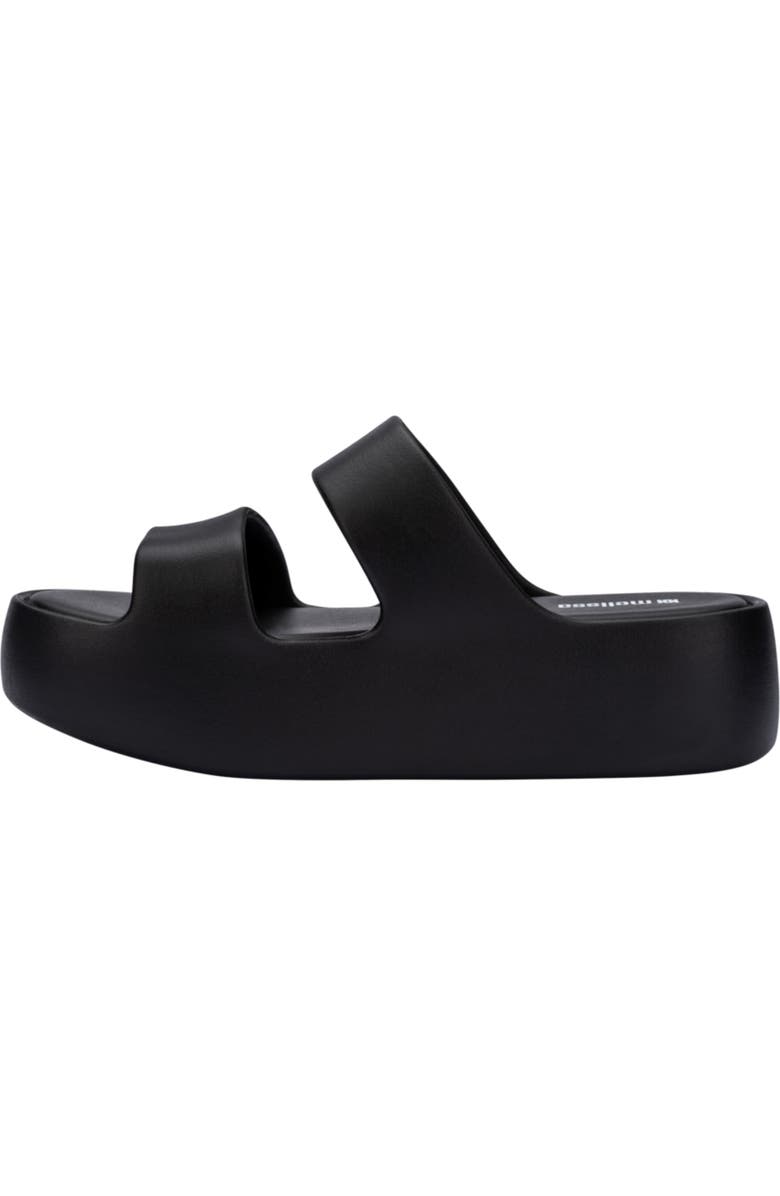 Melissa Free Line Platform Slide Sandal, Alternate, color, Black