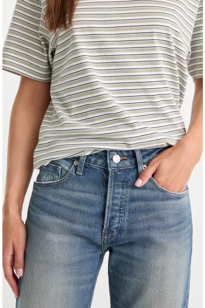 Mid Rise Straight Leg Jeans, Alternate, color, INDIGO1282