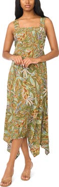 MSK Hanky Hemsmocked Maxi Dress