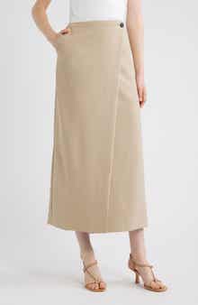 Nordstrom Wrap Midi Skirt