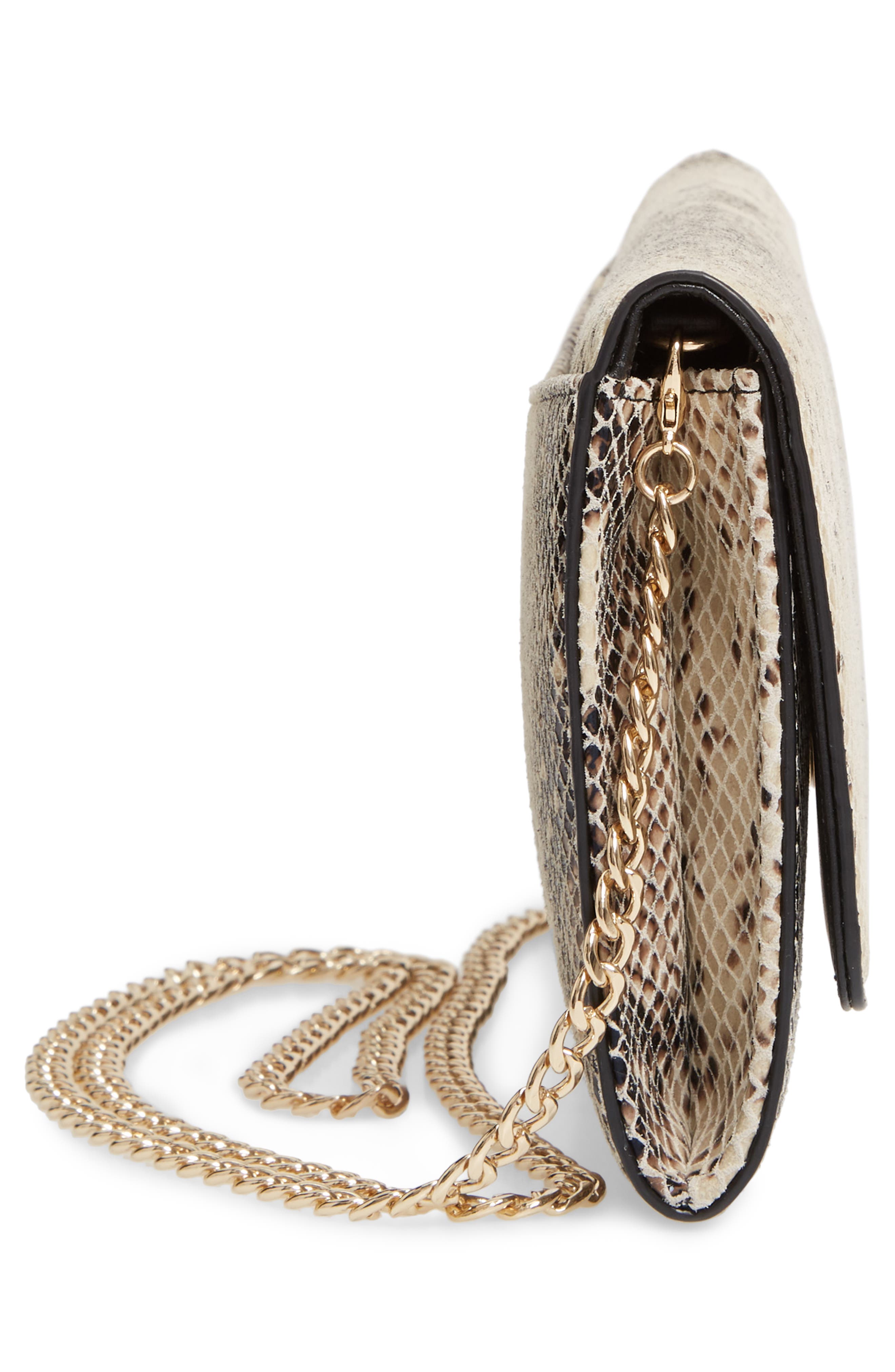 Nordstrom Selena Leather Clutch, Alternate, color, 