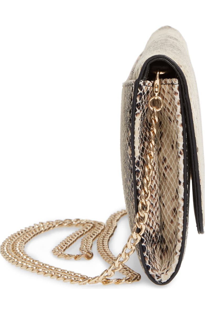 Nordstrom Selena Leather Clutch, Alternate, color,