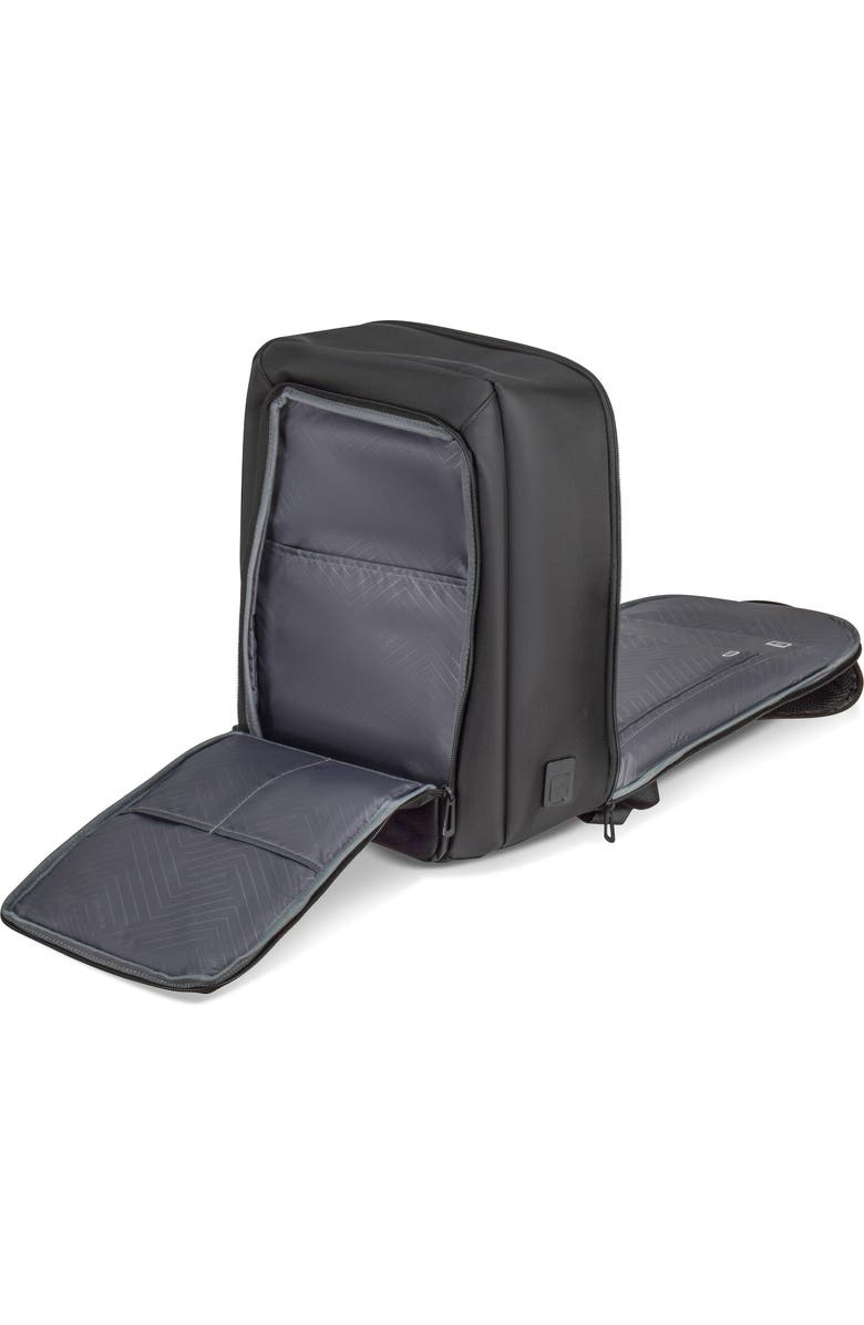 CHAMPS Waterproof Laptop Backpack, Alternate, color, Black