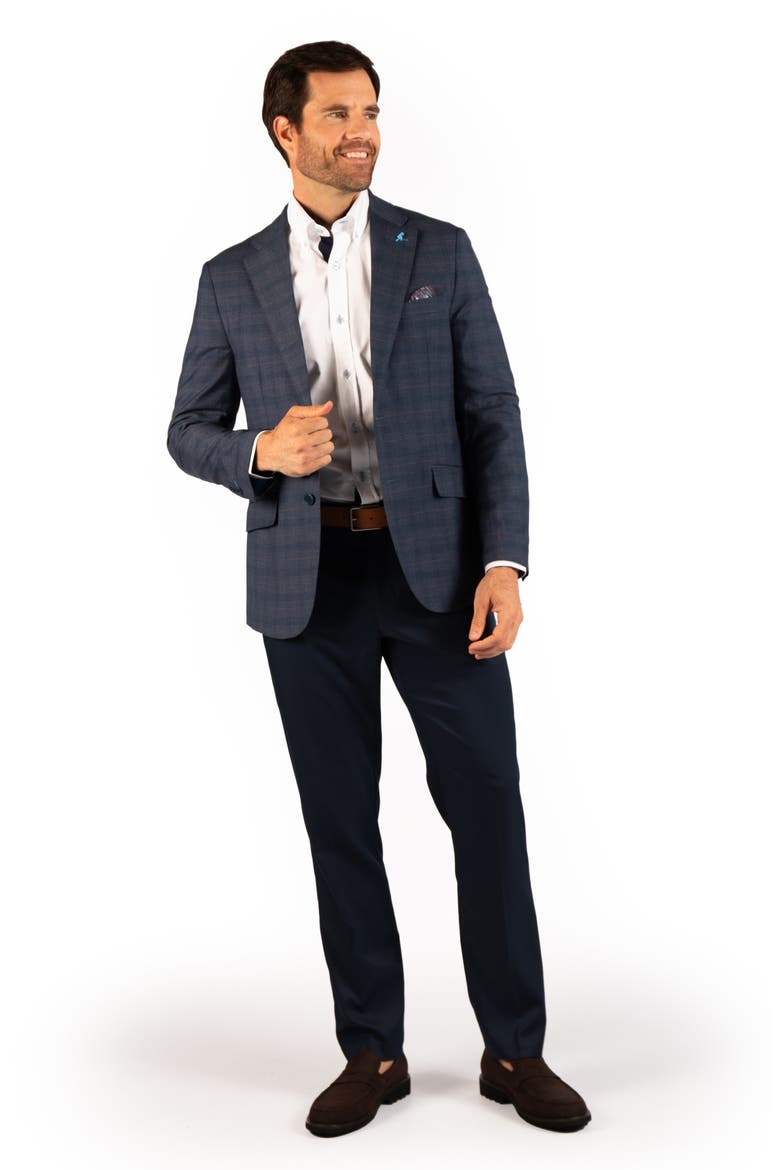 Plaid Sport Coat, Alternate, color, CHARCOAL