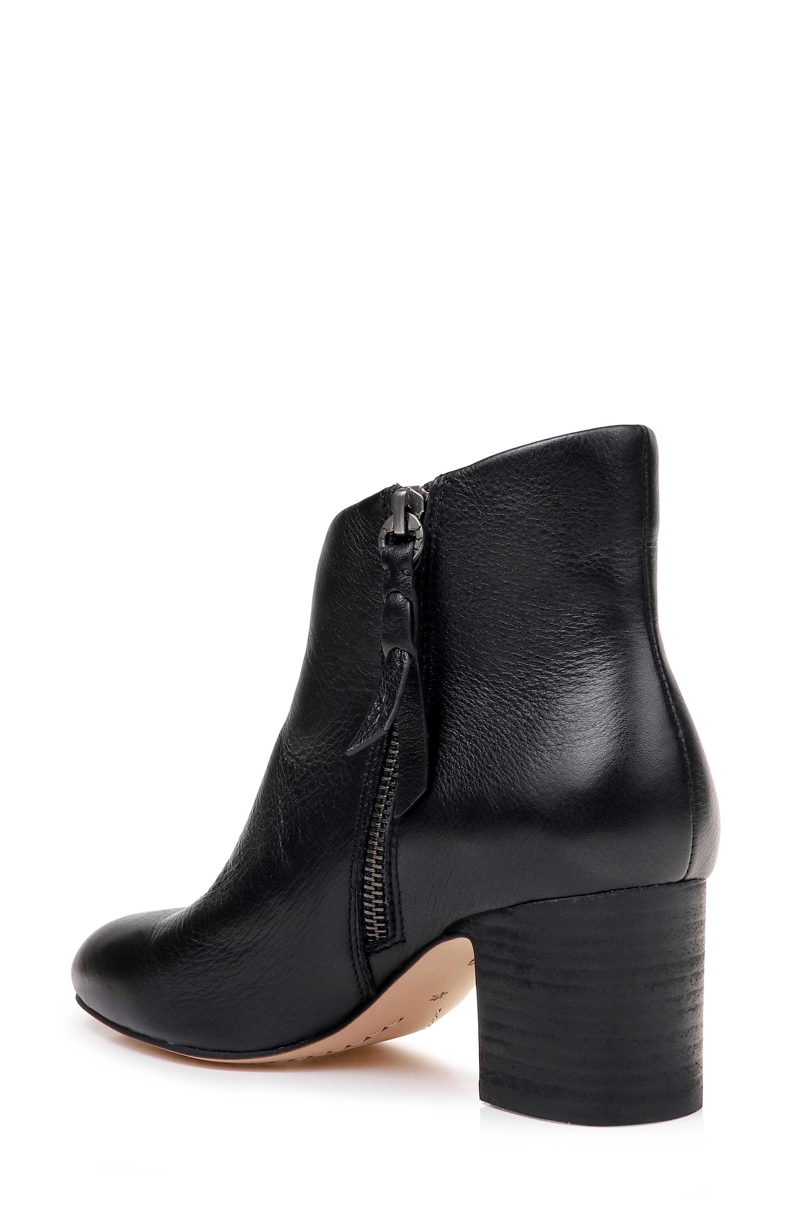 Hespera Bootie, Alternate, color, BLACK LEATHER