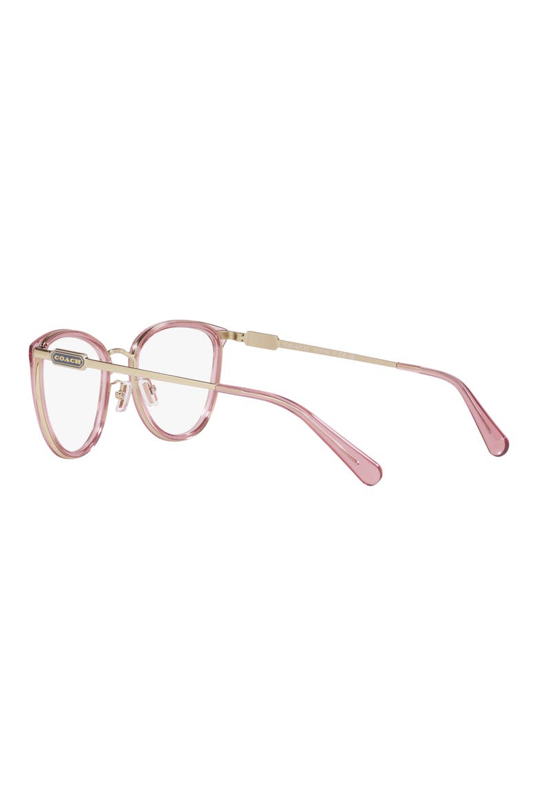 54mm Cat Eye optical glasses, Alternate, color, LIGHT GOLD