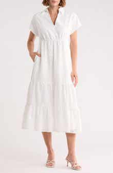 Sam Edelman Eyelet Maxi Shirtdress