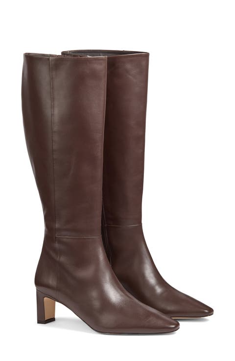 Margarite Mid Heel Knee High Boot (Women)