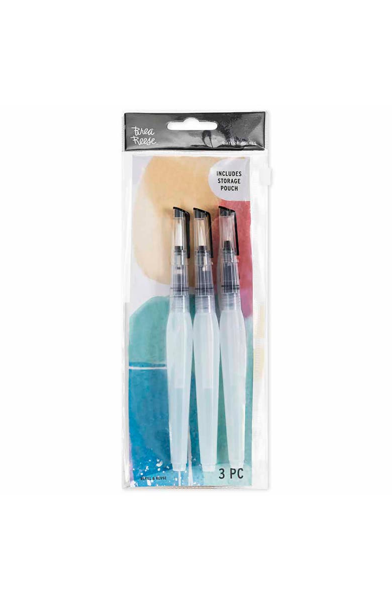 Brea Reese Brush Set Water 3Pc Builtin Water Reservoir, Main, color, Clear
