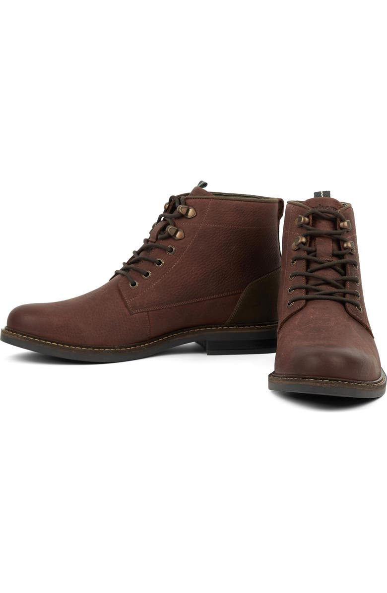 Barbour Deckham Plain Toe Boot, Alternate, color, Cedar