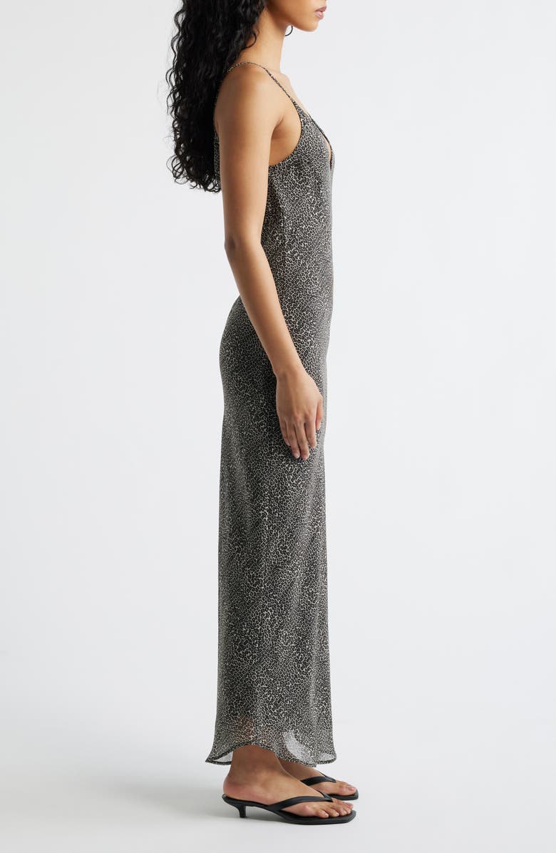 Bella Venice The Jordan Leopard Print Slipdress, Alternate, color, Cheetah