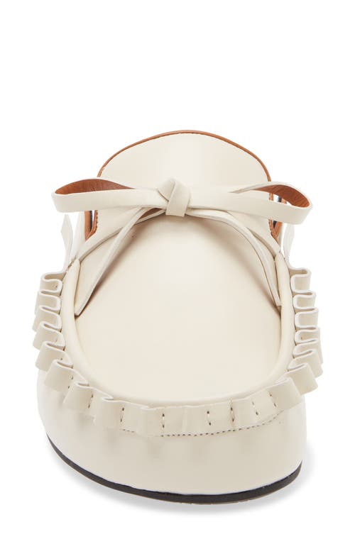 Shop Jw Anderson Ruffle Loafer In White