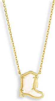 Kendra Scott Drill Team Boot Pendant Necklace