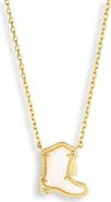 Kendra Scott Drill Team Boot Pendant Necklace