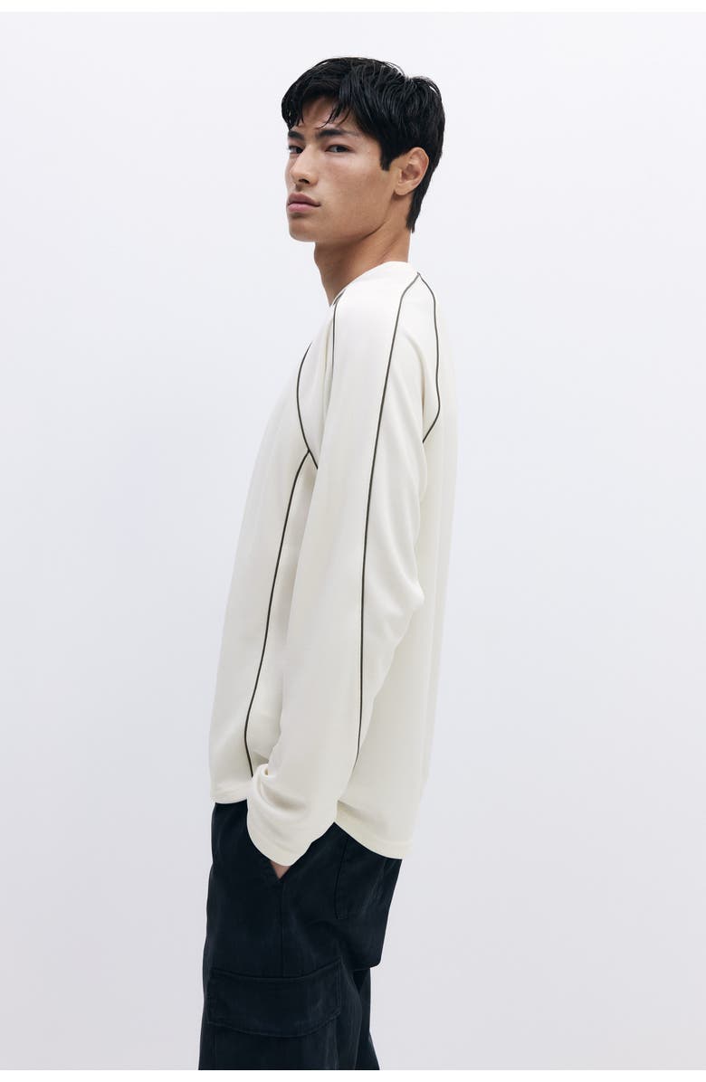 H&M Loose-fit mesh shirt, Alternate, color, 