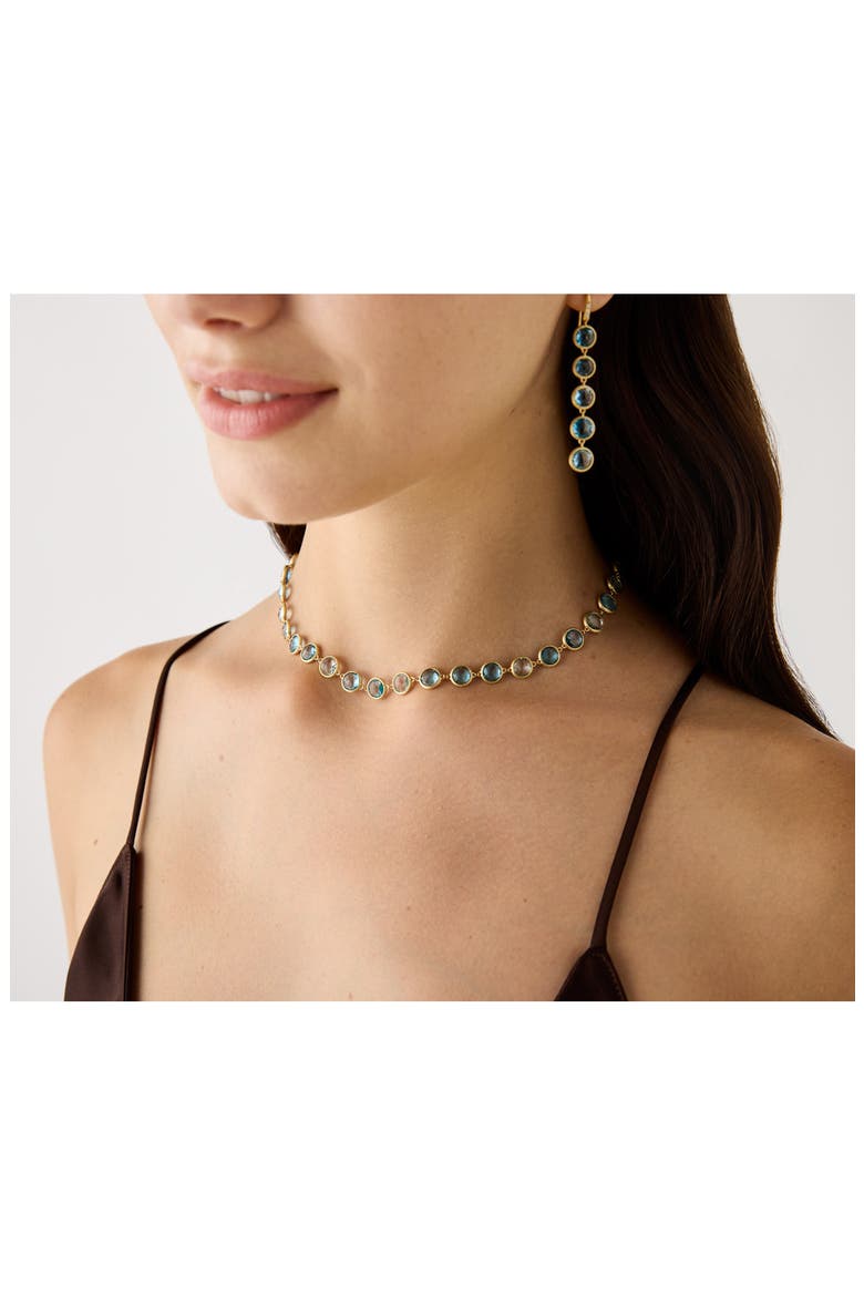 Jaipur 18k Gold Blue Topaz Necklace, Alternate, color, GOLD