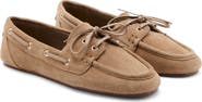 MANGO Suede Boat Shoe