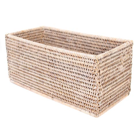 Artifacts Rattan Rectangular Everything Basket