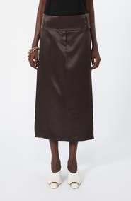 SPORTMAX Oblare Midi Skirt
