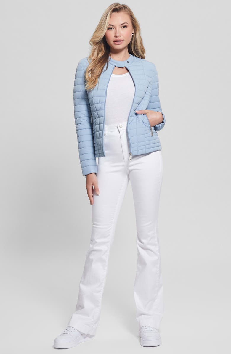 GUESS Vona Quilted Jacket, Alternate, color, 