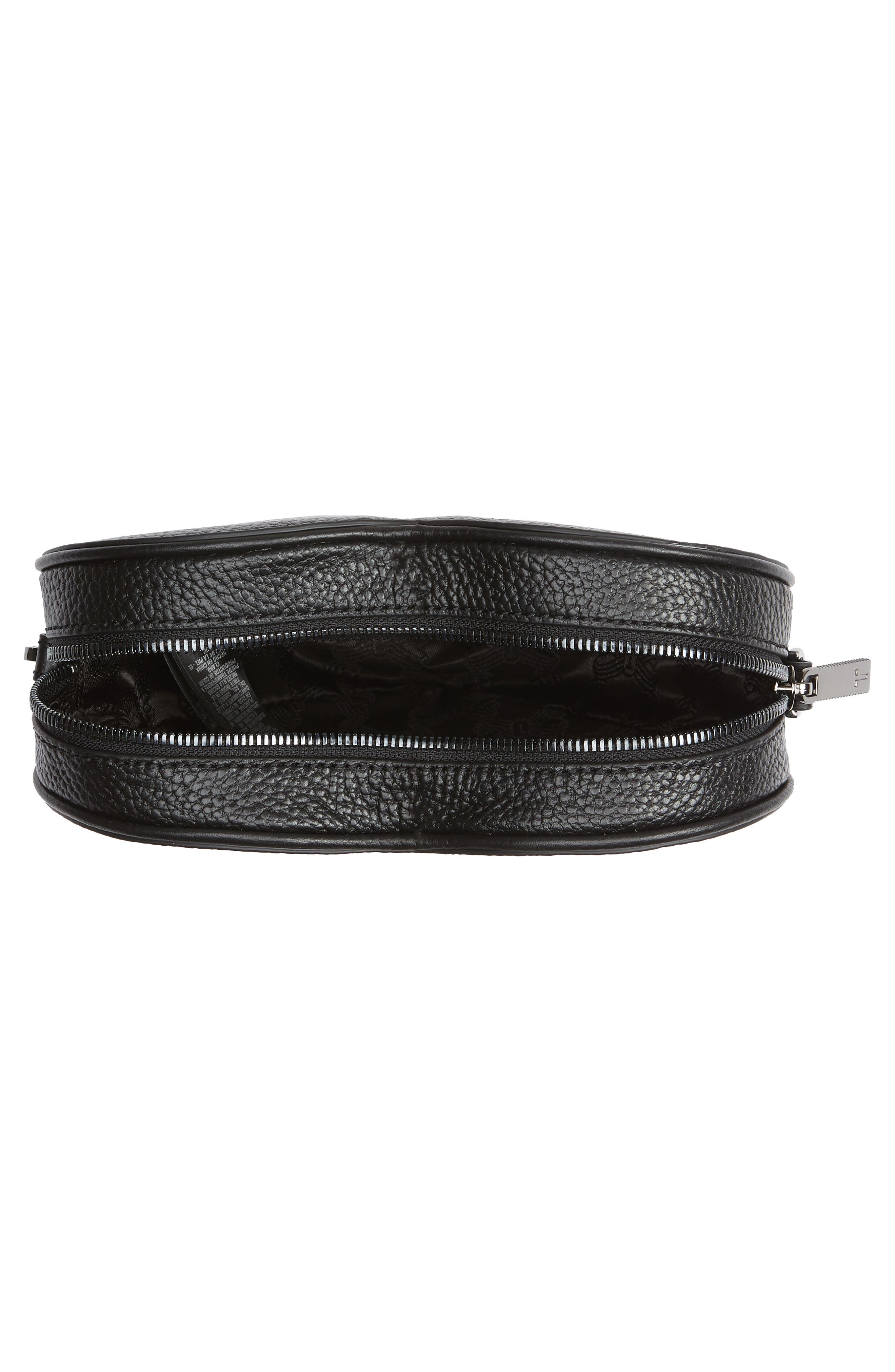 Amellie Leather Crossbody Bag, Alternate, color, BLACK