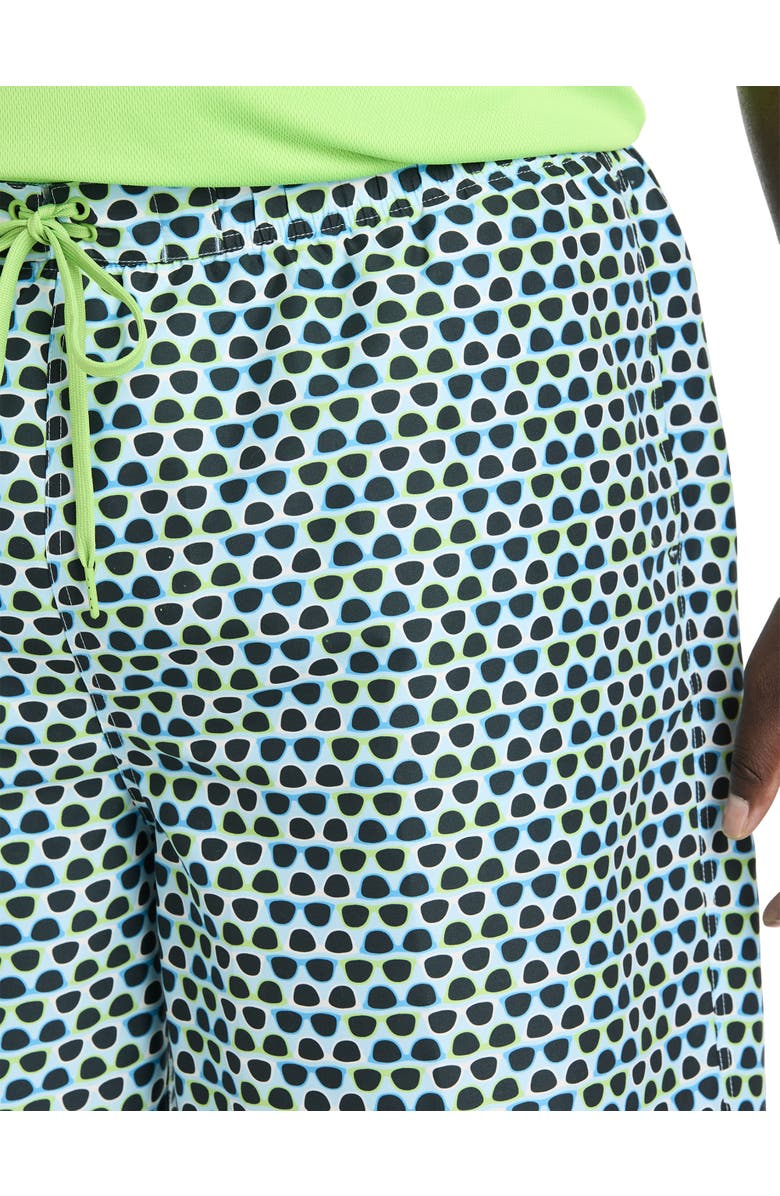 True Nation by DXL Big & Tall Sunglasses Swim Trunks, Alternate, color, Blue