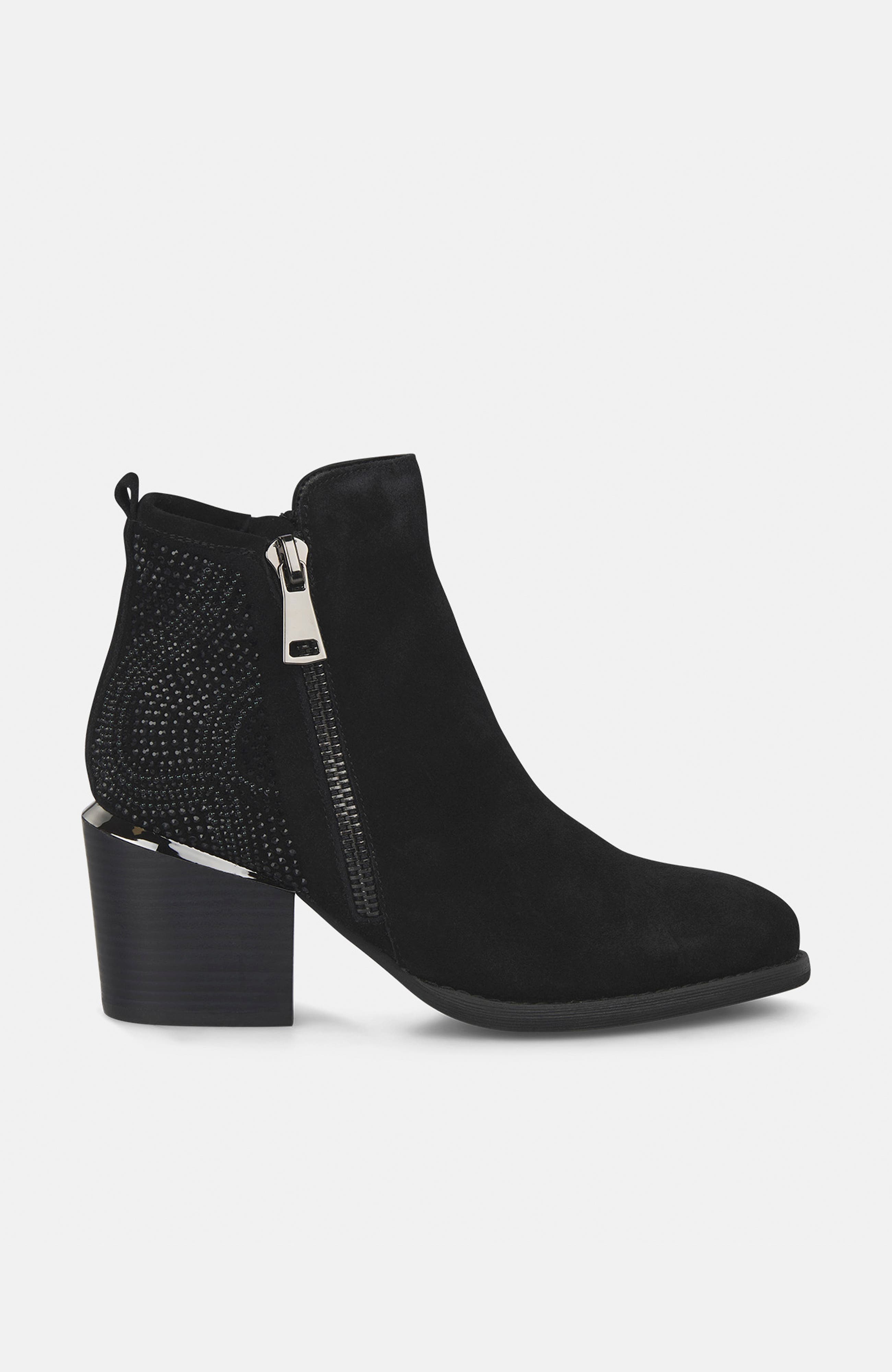 Detail Bootie, Alternate, color, Black
