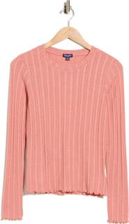 Splendid Long Sleeve Pointelle T-Shirt