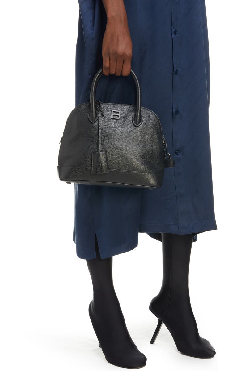 Balenciaga Small Ville Leather Top Handle Bag, Alternate, color,