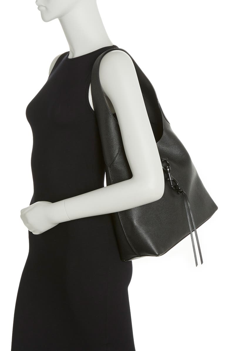 Rebecca Minkoff Megan Leather Hobo Bag, Alternate, color,