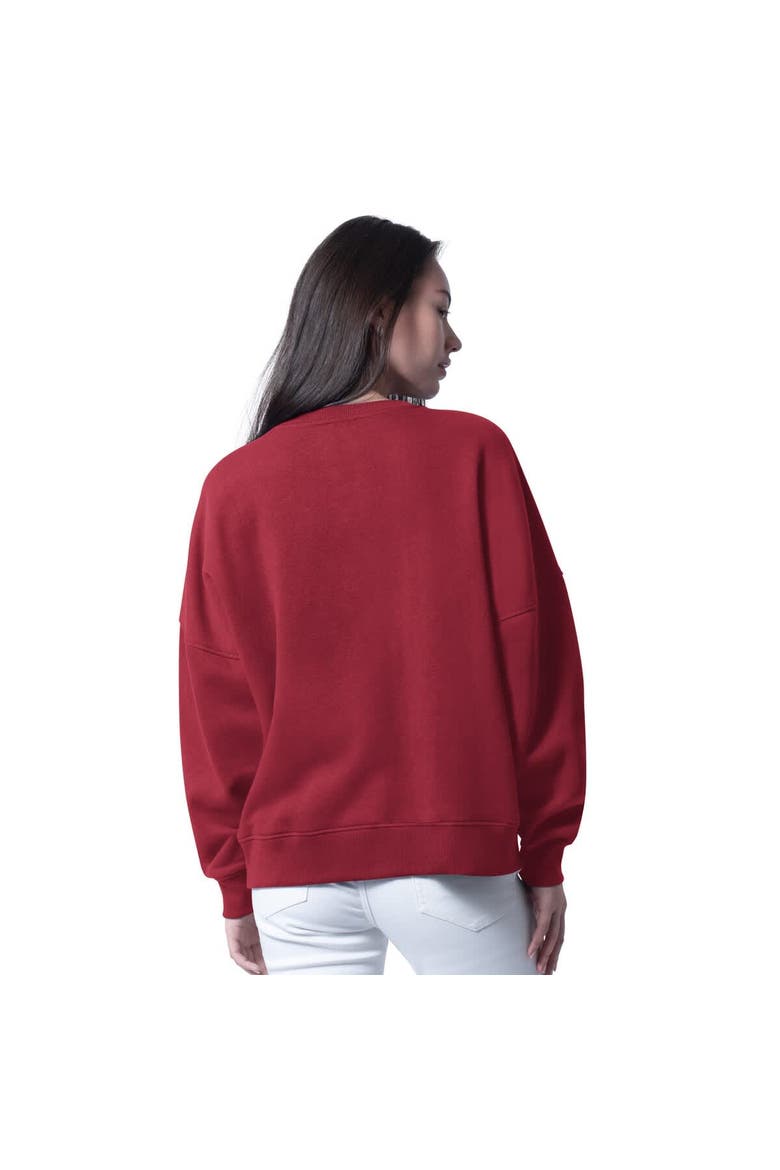Women's G-III 4Her by Carl Banks Burgundy Washington Commanders Oversized Feud Sweatshirt, Alternate, color, Burgundy