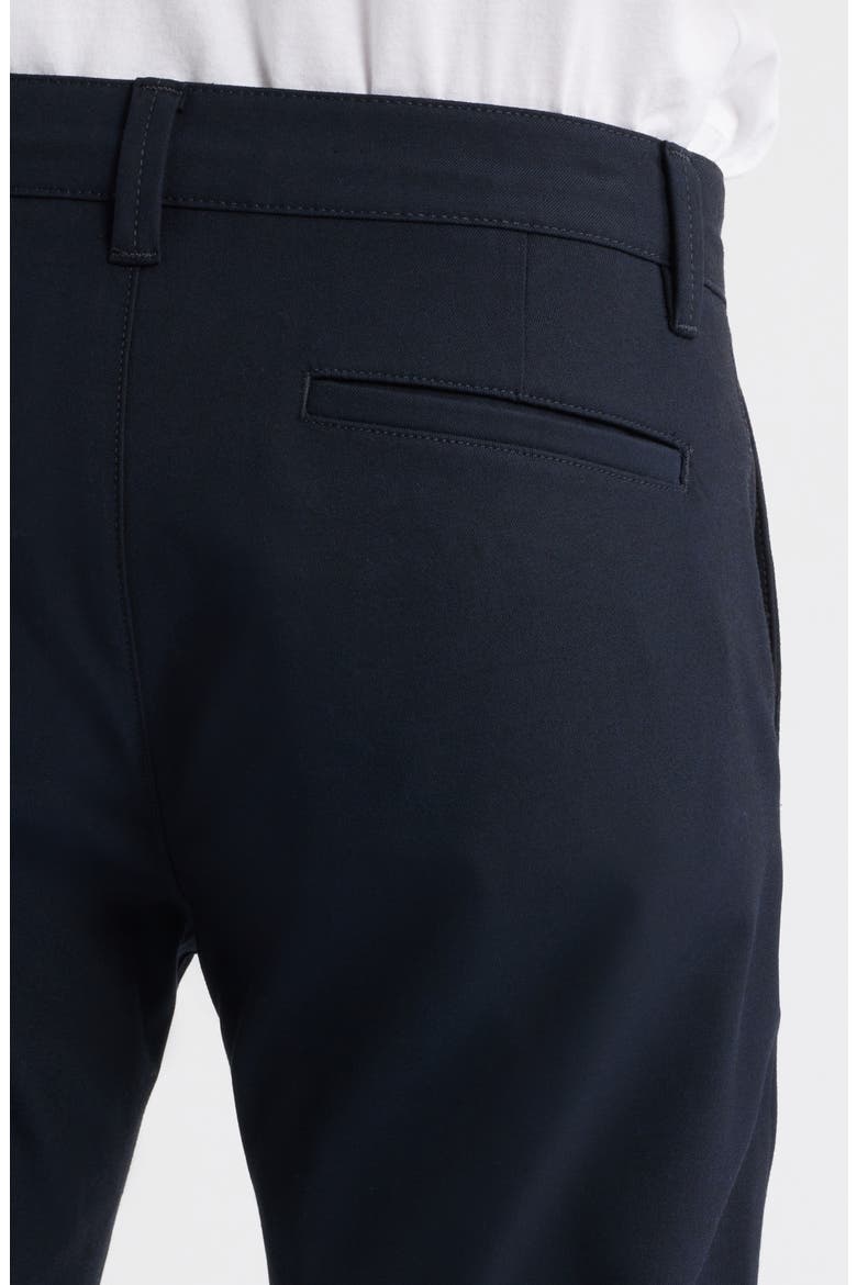 Verona Slim Fit Flat Front Chinos, Alternate, color, YALE HIGH FLYER
