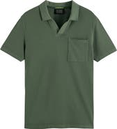 Scotch & Soda Johnny Collar Cotton Piqué Pocket Polo