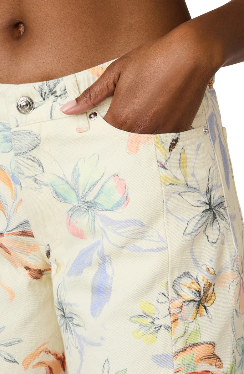 Steve Madden Rori Barrel Jeans, Alternate, color, Vintage Ivory